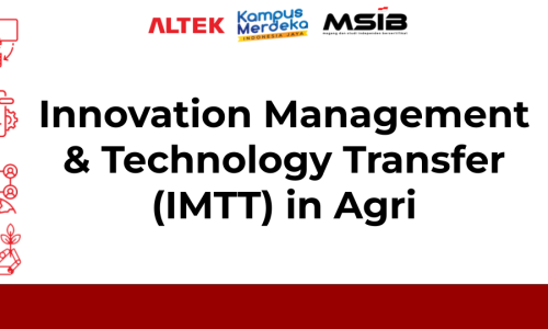 Innovation Management & Technology Transfer in Agri